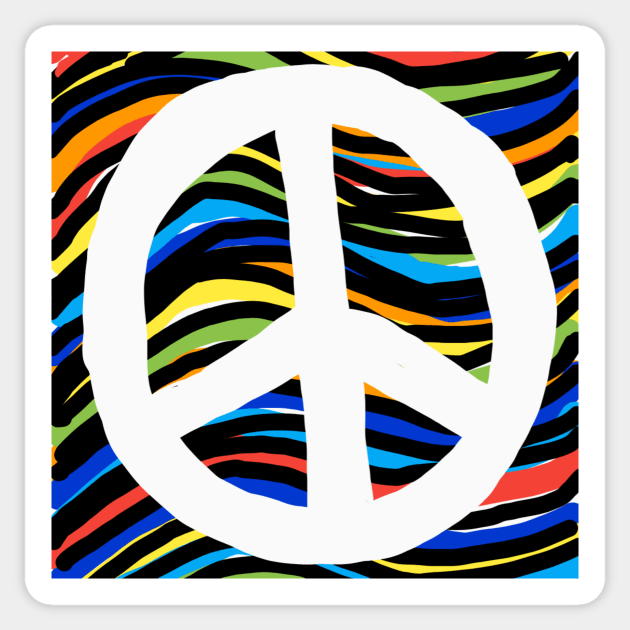 Peace, Man Sticker by missdebi27
